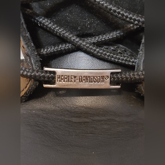 Harley-Davidson size 7½ M black boots - Picture 10 of 12